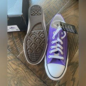 Brand-new in box: Electric Purple Chuck Taylor All Star Converse — Women 8
